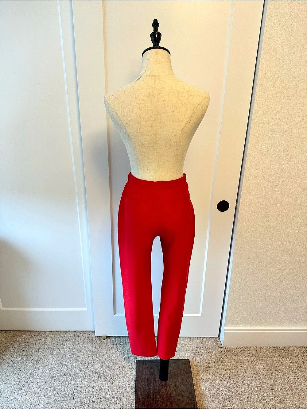 Red Skinny Pants - Picture 3 of 3